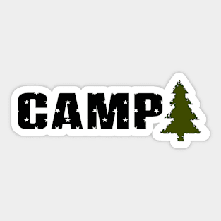 camp art Sticker